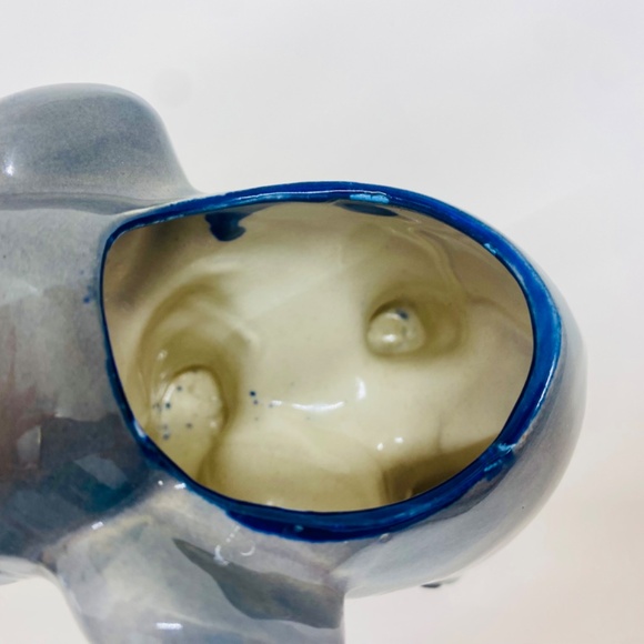 Vintage Porcelain Elephant Planter - Picture 4 of 6